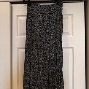 Gap polka dot maxi skirt size 2